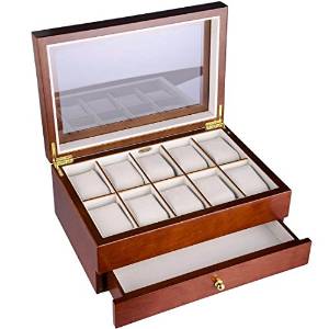 The Rochester Watch Box for 10 Watches by Mele & Co