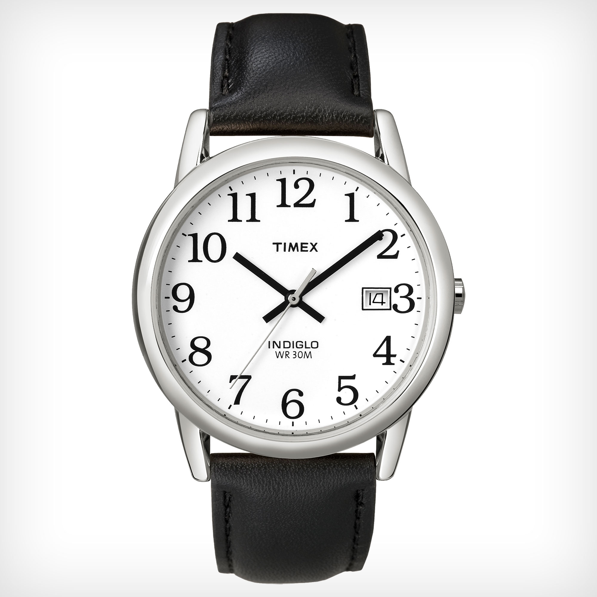 Timex Mens Classic Watch with Leather Strap - T2H281