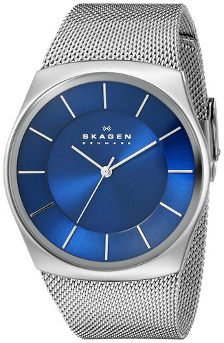 Skagen Ancher SKW6068 Mens Watch Silver milanese mesh strap