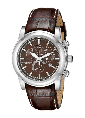 Citizen Men's Eco-Drive Chronograph Stainless Watch #AT0550-11X