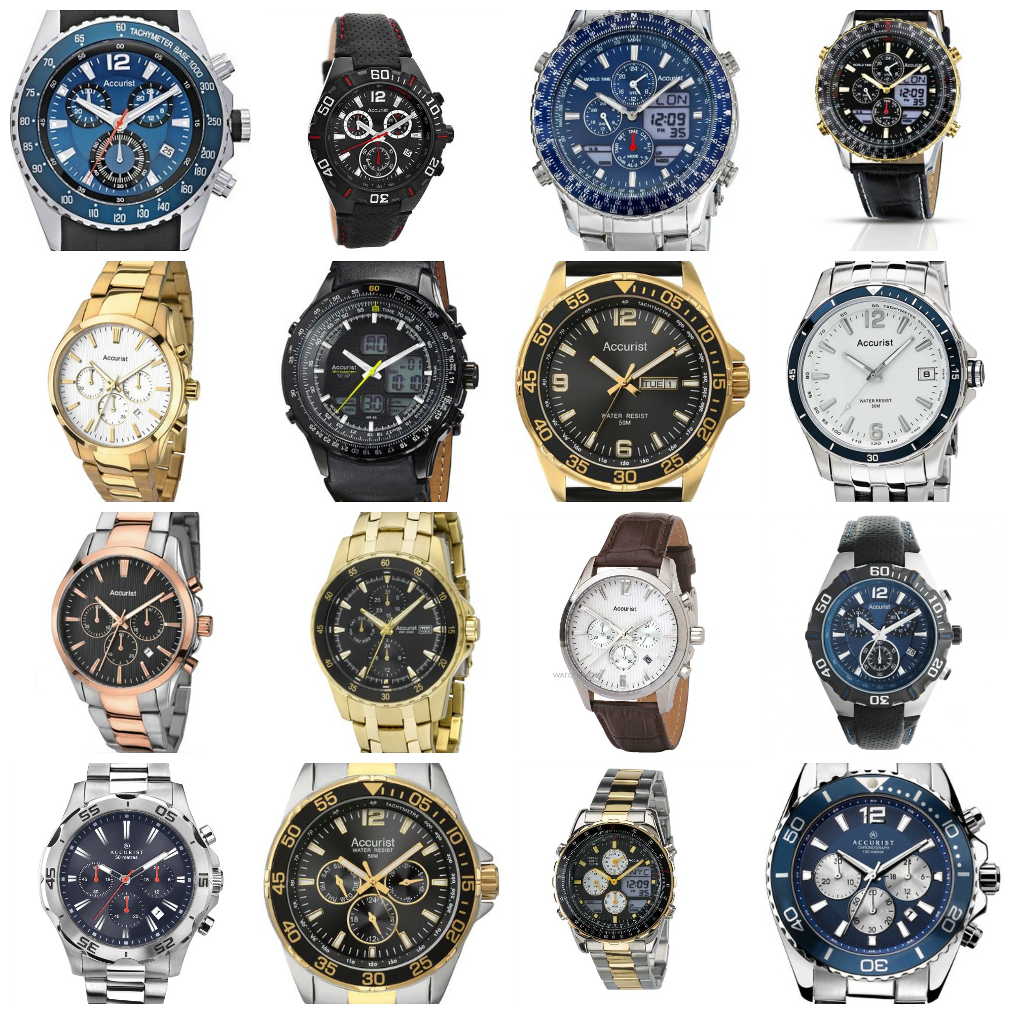 accurist world time watch