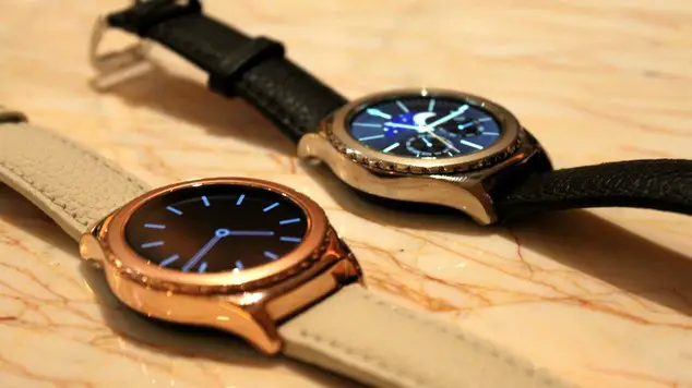samsung gear watch rose gold