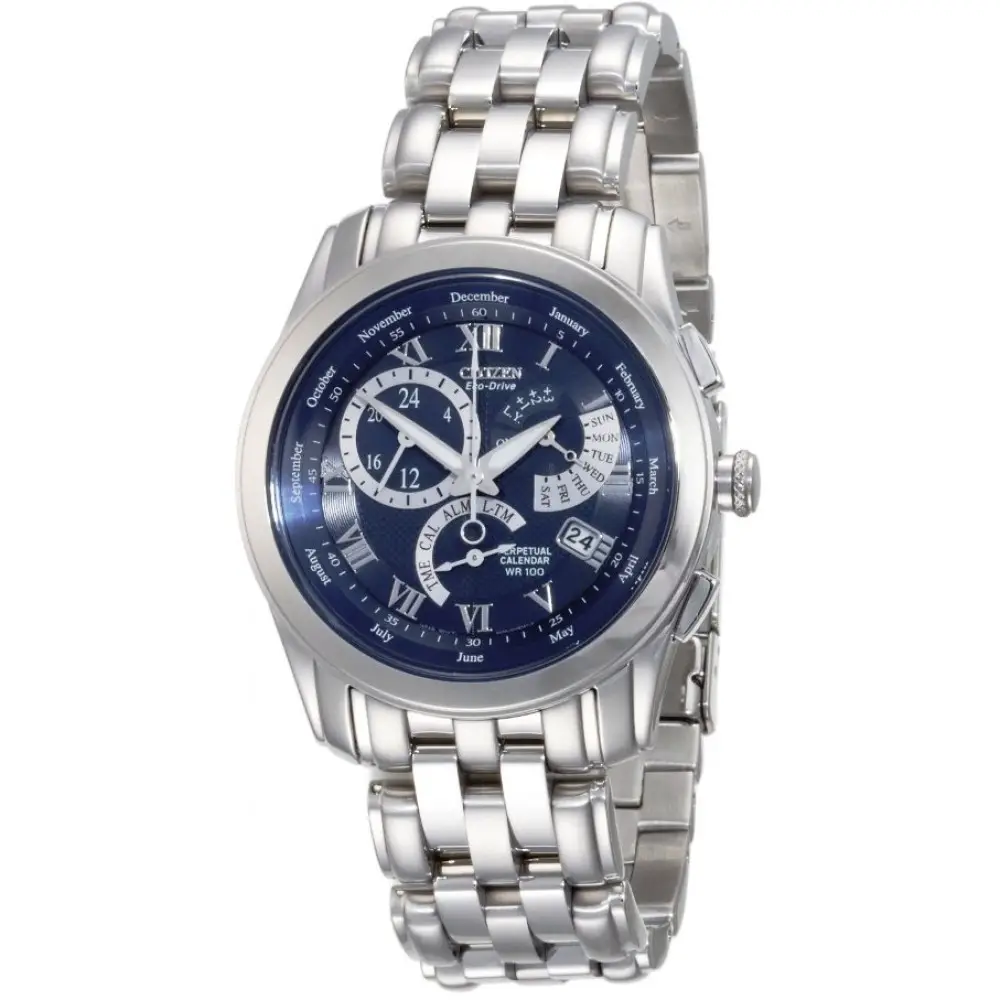 Citizen Men's Eco-Drive Calibre 8700 Perpetual Calendar Watch #BL8000-54L