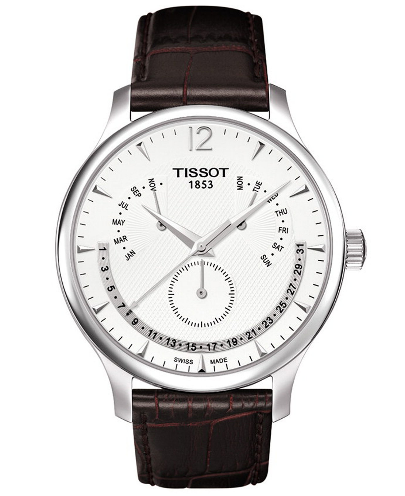 Tissot Large Dialled Tissot T-Classic with Flyback Perpetual Calendar complication T0636371603700