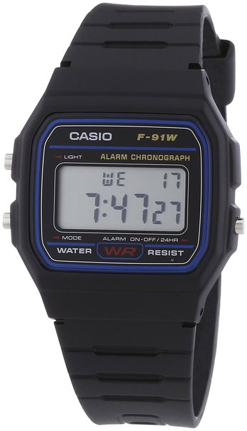 Casio F-91W Digital Watch with Resin Strap