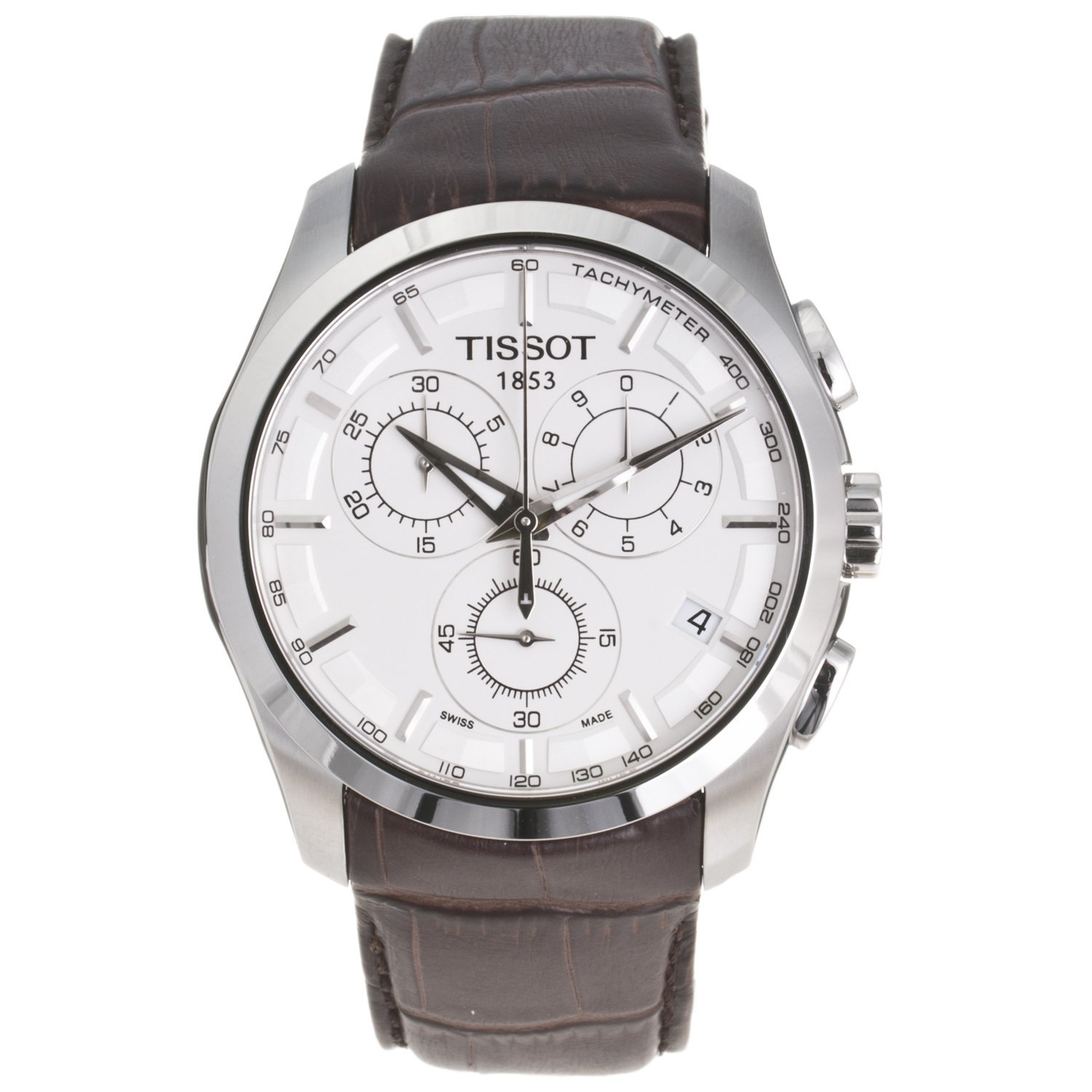 Tissot Men's Couturier Watch T0356171603100 Leather Chrono