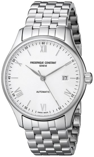 Frederique Constant FC-303WN5B6B 40mm Automatic Silver Steel Bracelet & Case Anti-Reflective Sapphire Men's Watch