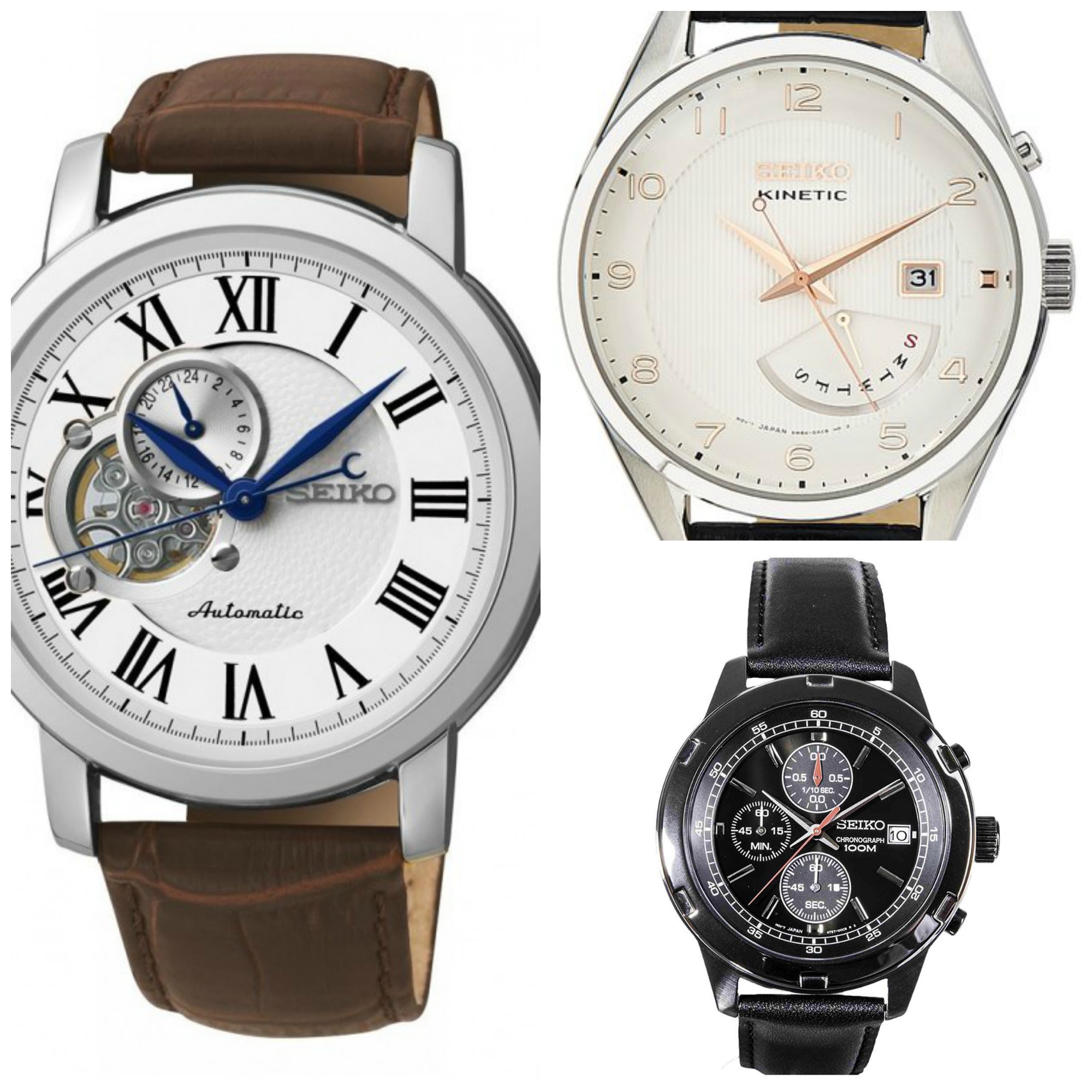 Best 10 Seiko Watches With Leather Straps For Men - The Watch Blog