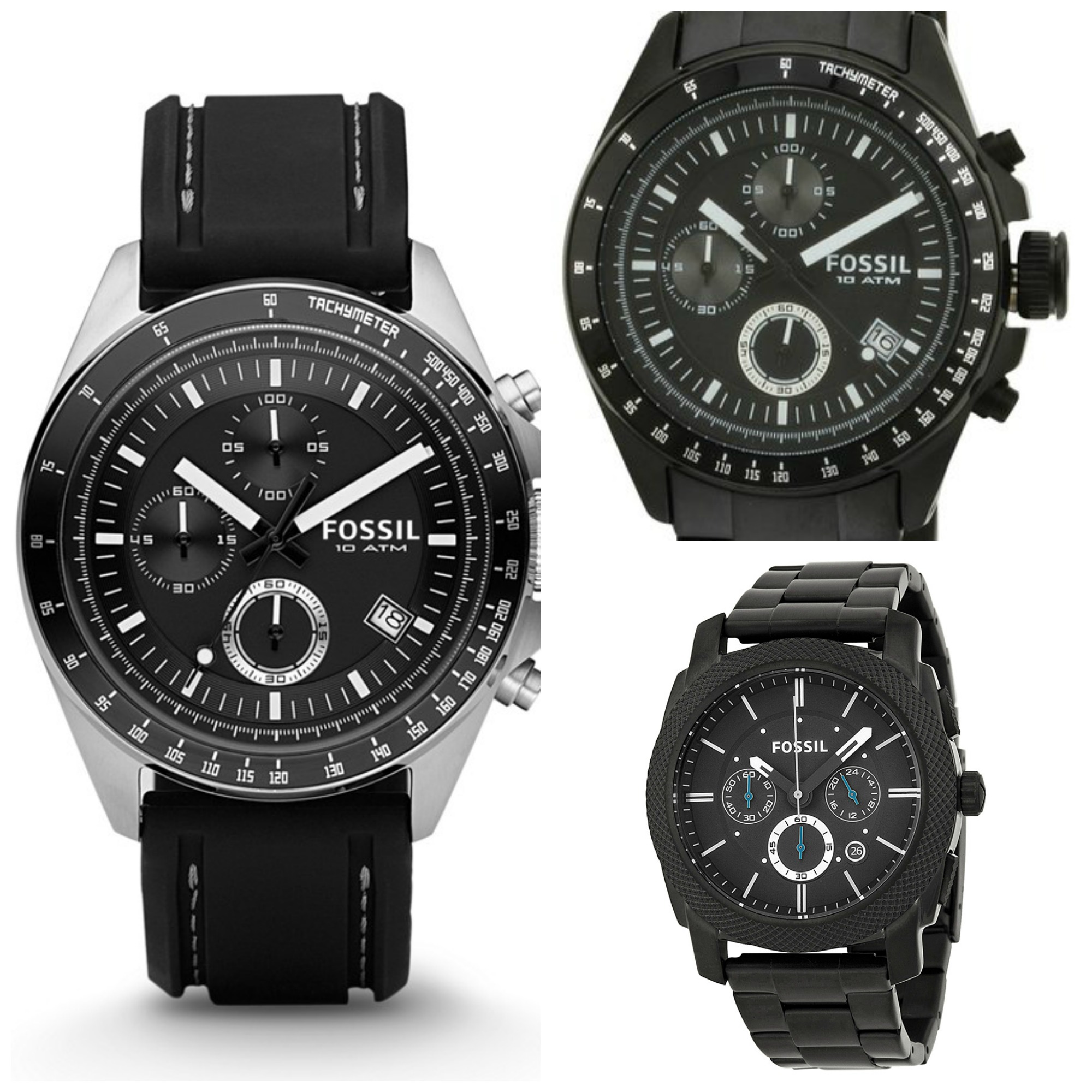 7 Most Popular Black Fossil Watches For Men Under £100 - The Watch Blog
