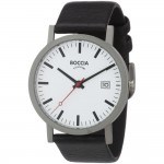 Boccia Men’s Hypoallergenic Titanium Leather Strap Watch B3538-01 Review