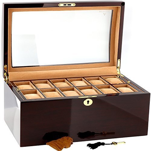 RoseWood Watch Collector Box for 24 watches by Aevitas