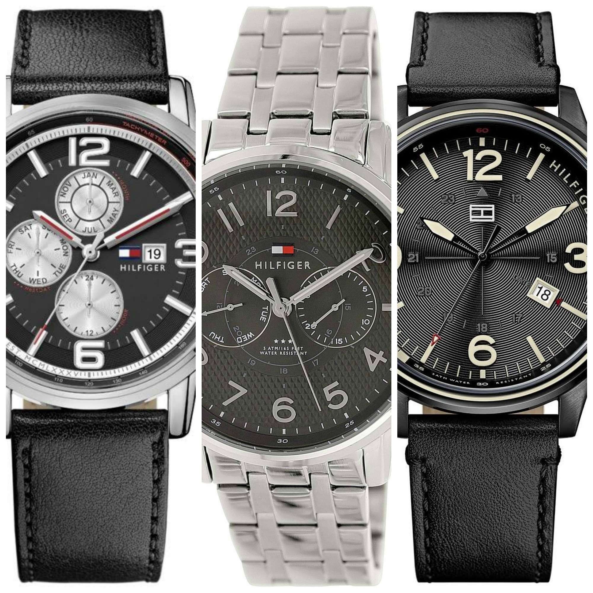 tommy hilfiger minimalist black watch