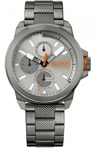 hugo boss men's watch orange