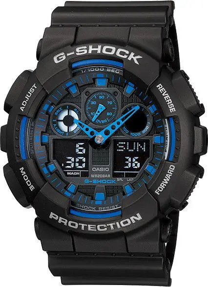 G-Shock Men's Quartz Watch GA-100-1A2ER