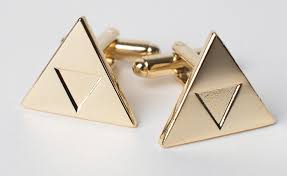 gold cufflinks