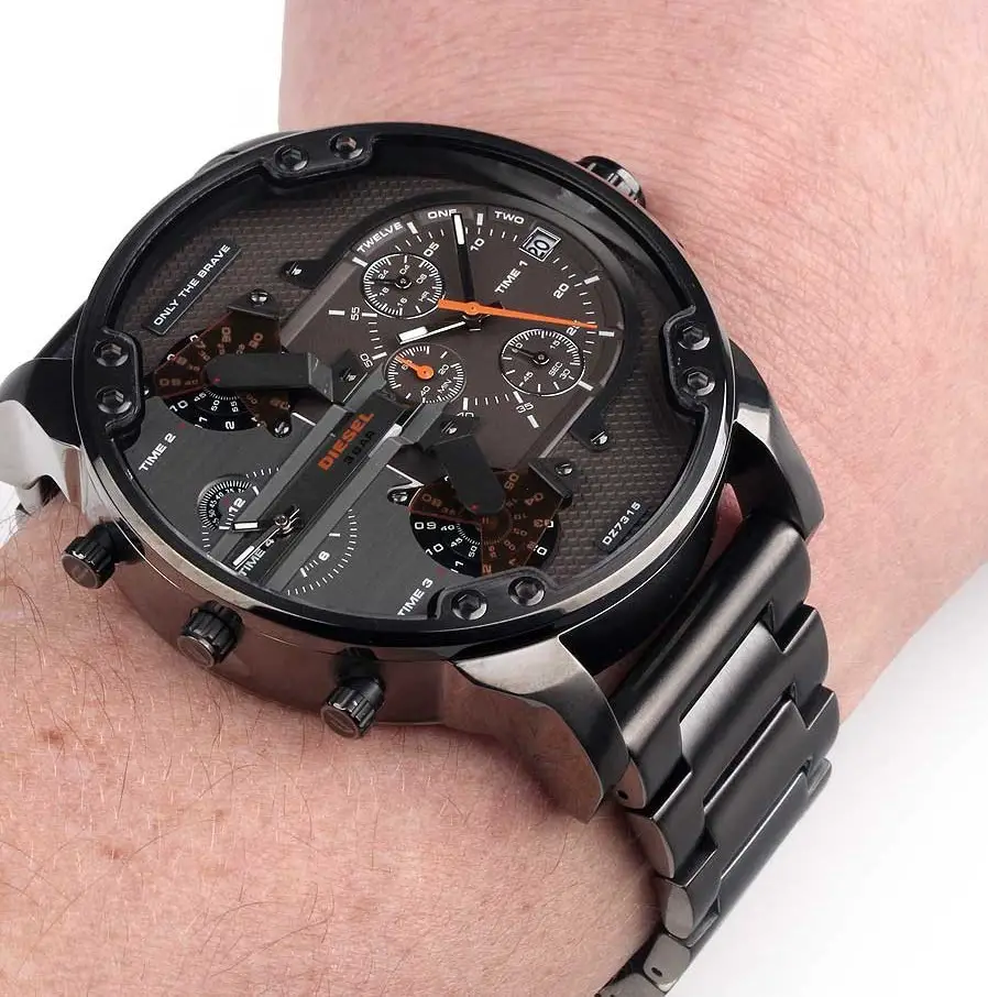 diesel titanium watch