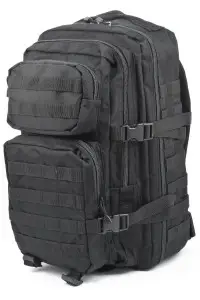 Mil-Tec Military Army Patrol MOLLE Assault Pack Tactical Combat Rucksack Backpack Bag 36L Black