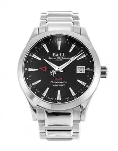 BALL MEN'S ENGINEER II RED LABEL CHRONOMETER GMT AUTOMATIC WATCH