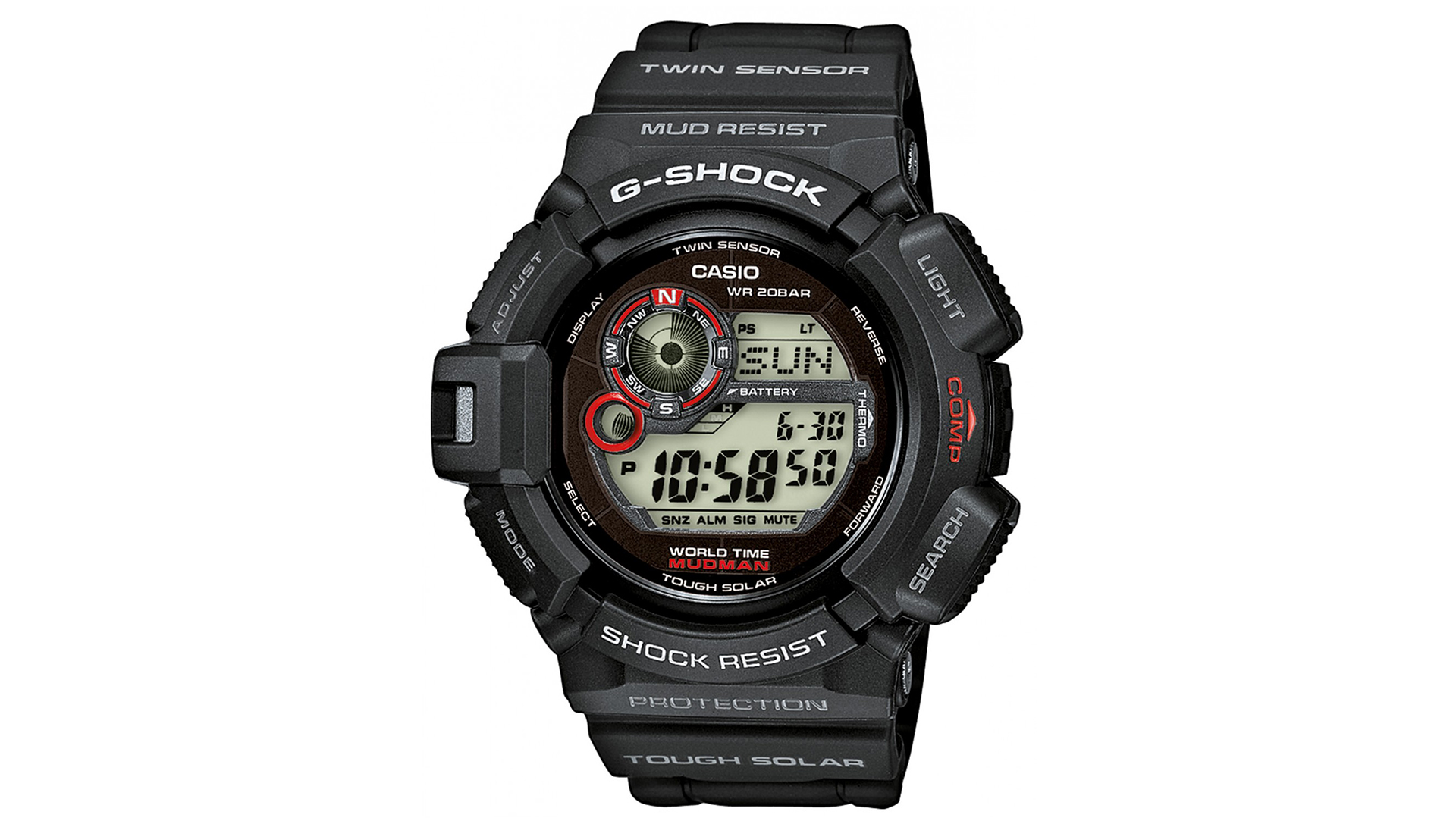 Casio G-Shock G-9300-1ER Perpetual Calendar