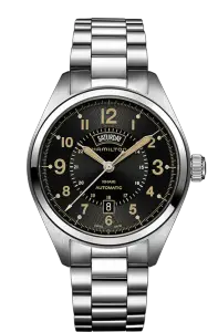 Hamilton H70505933 day date display watch