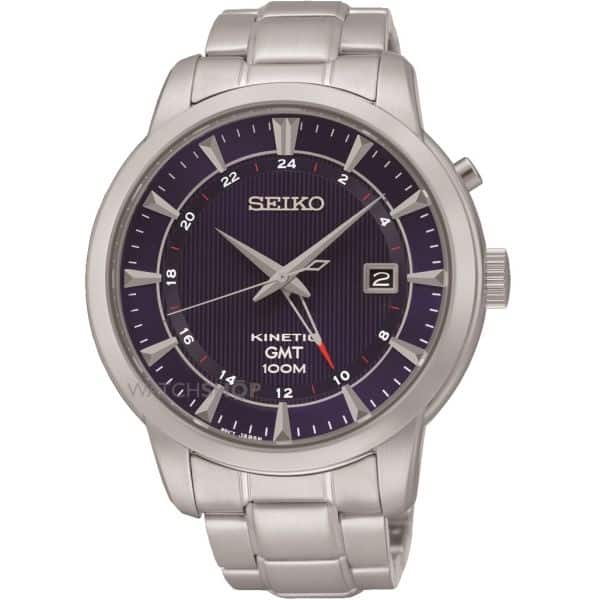 Seiko Men's Kinetic GMT Watch