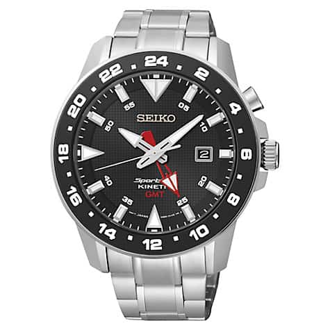 Seiko SUN015P1 Sportura GMT Watch