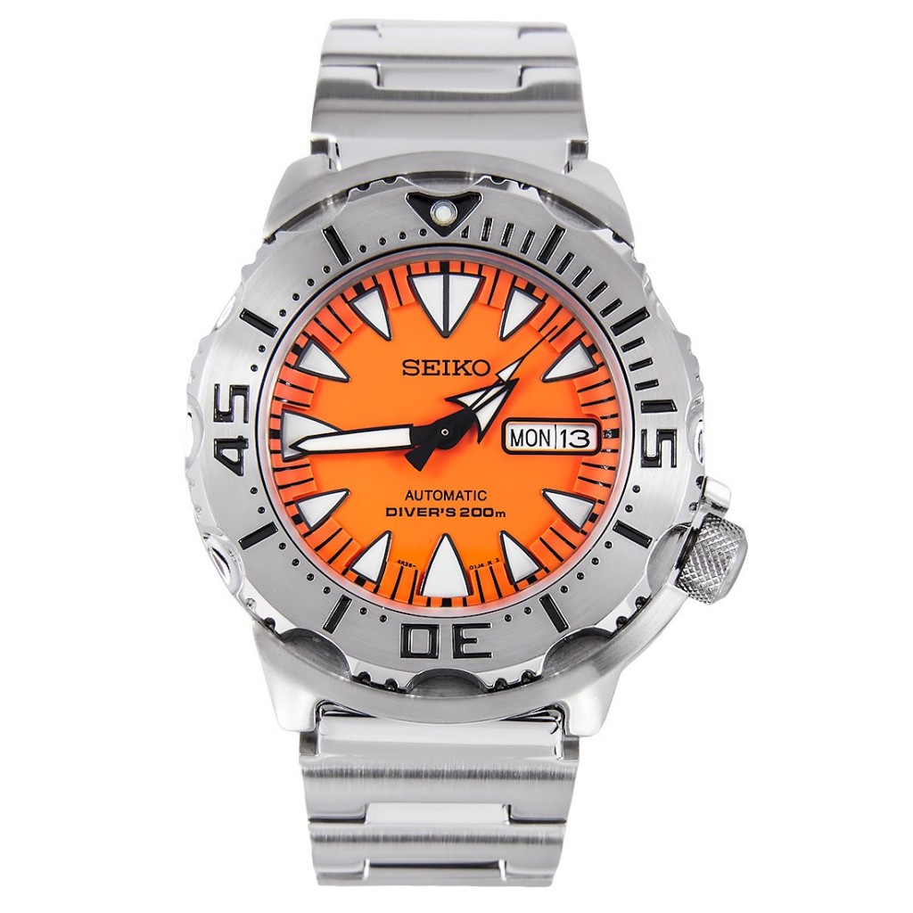 Seiko Orange Monster Men's Automatic Diving Watch SRP309 Review - The Watch  Blog