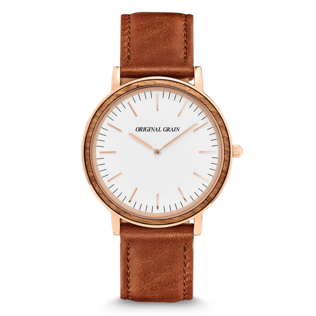 Originial Grain Zebra minimalist watch