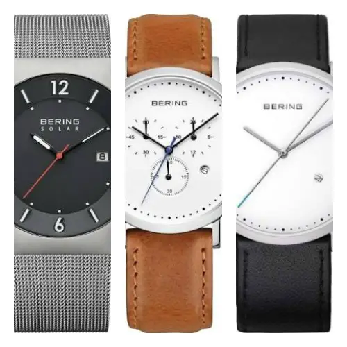 bering simple watches for men