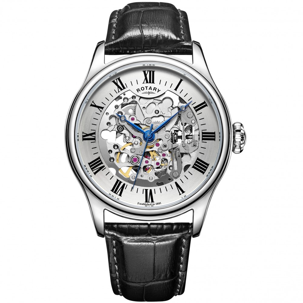 Rotary automatic skeleton watch