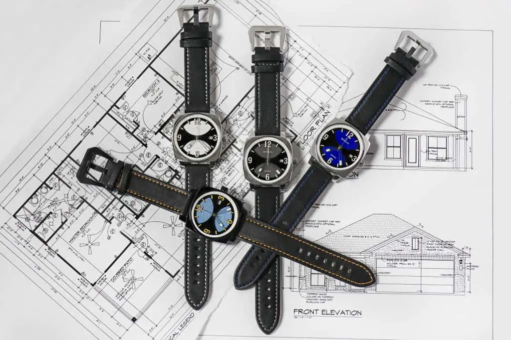 watches on architecture plans