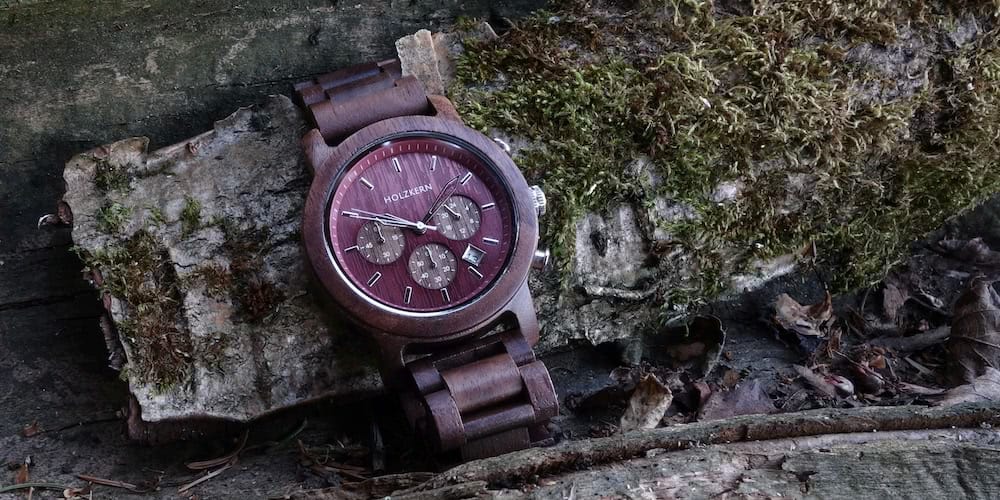 Holzkern Wood watch chronograph