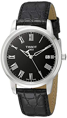 Tissot T033.410.16.053.01 watch with leather strap