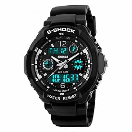 skmei watchproof military style watch