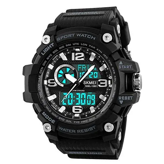 Military Watch Men's Watches for Men Multifunction Sports Waterproof LED