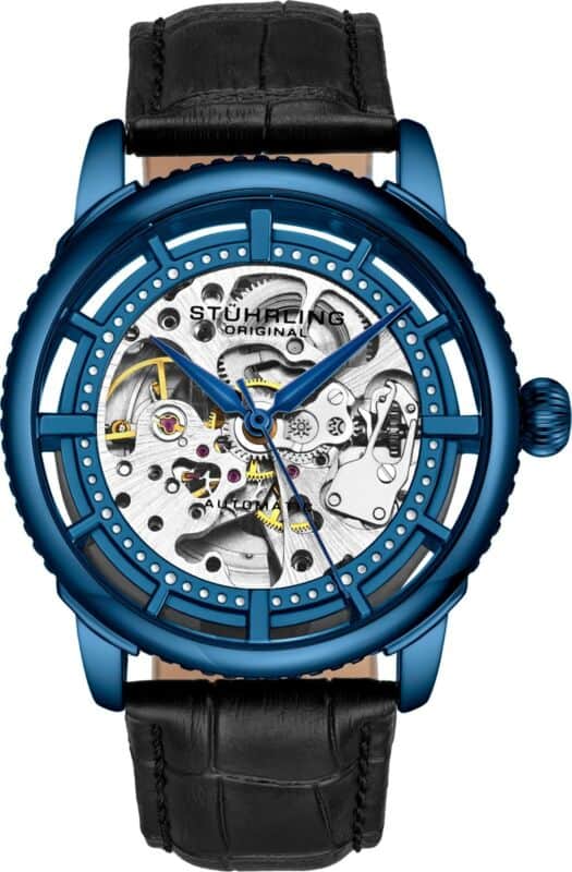 Stuhrling skeleton watch