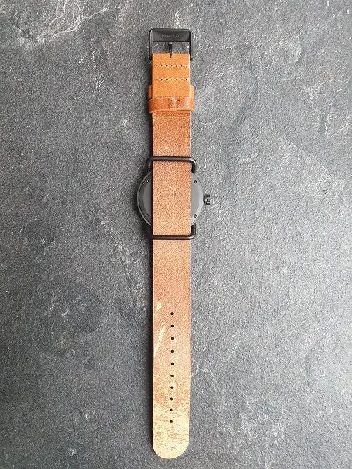 TID Watches Leather Strap Light Tan