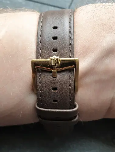 DuFa Watches review strap and buckle